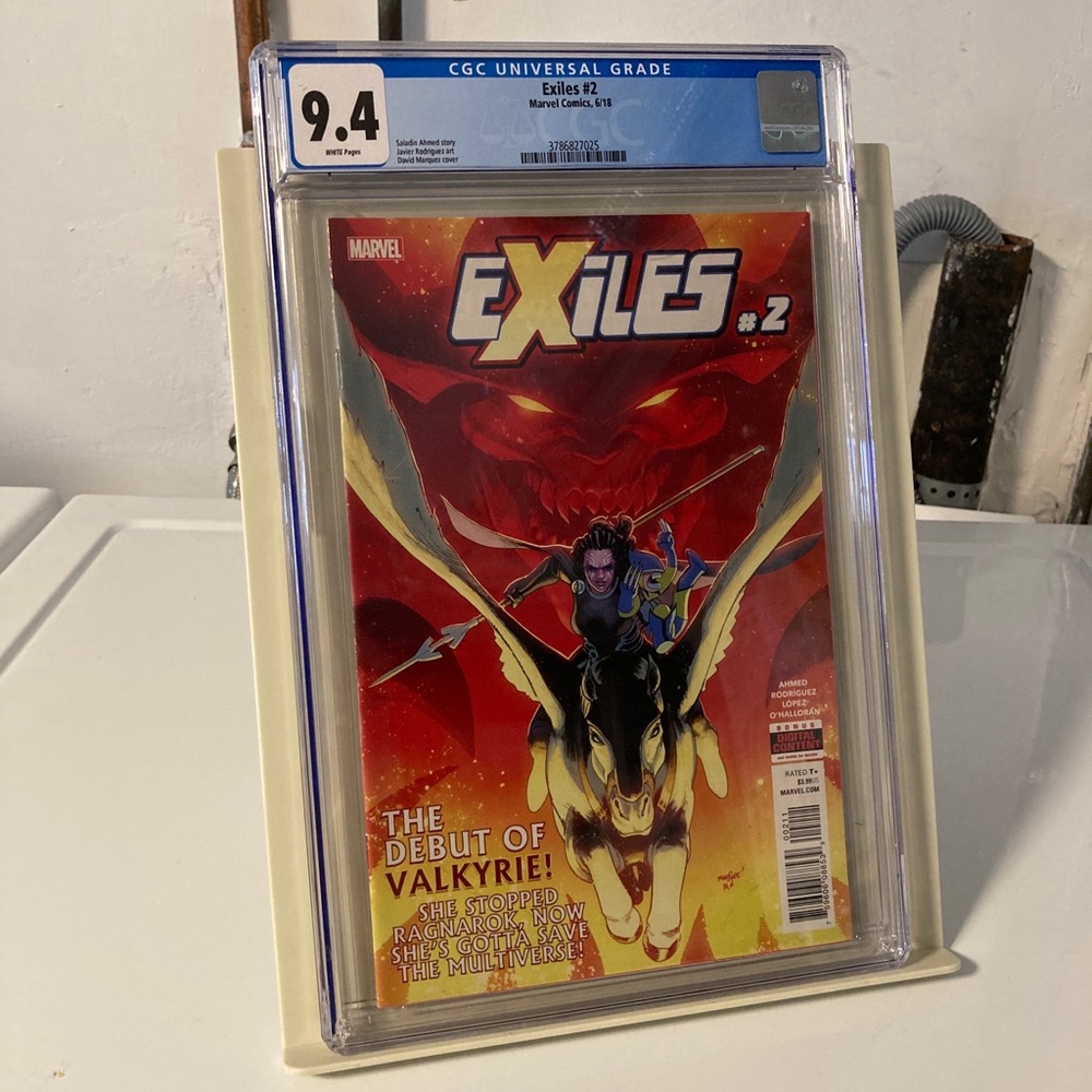 Exiles CGC Professionally Graded 9.4 1st cover appearance of Valkyrie (MCU)